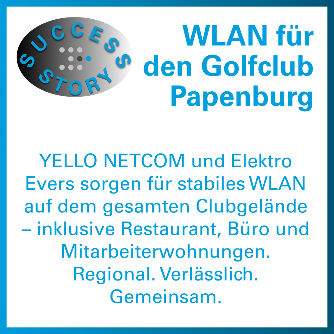 Erfolgsgeschichte WLAN-Ausbau Golfplatz Papenburg – mit YELLO NETCOM